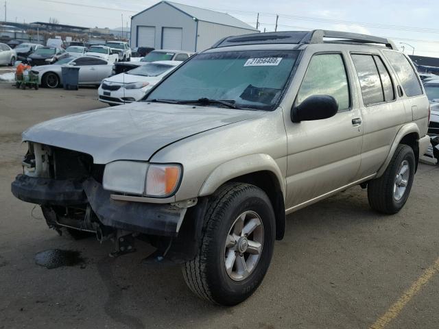 JN8DR09Y23W810476 - 2003 NISSAN PATHFINDER GOLD photo 2