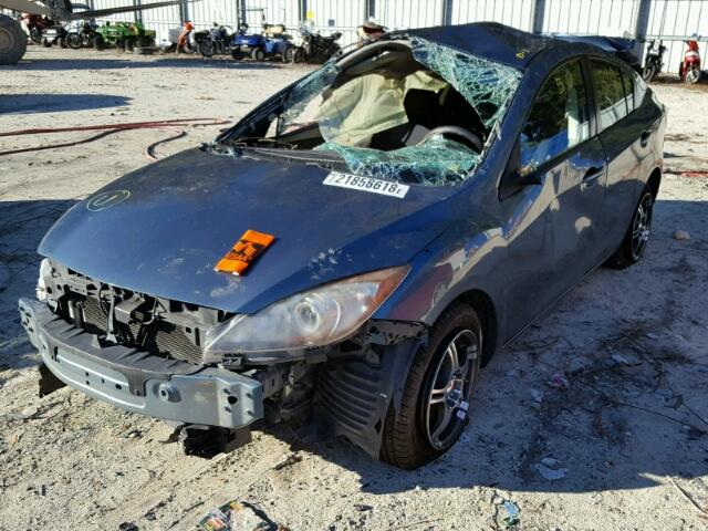 JM1BL1SF0A1264077 - 2010 MAZDA 3 I BLUE photo 2