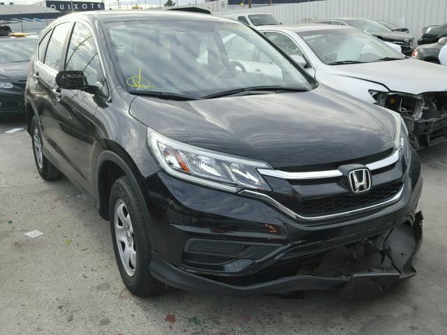 3CZRM3H36FG701376 - 2015 HONDA CR-V LX BLACK photo 1