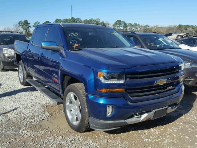 3GCUKREC7HG366175 - 2017 CHEVROLET SILVERADO BLUE photo 1