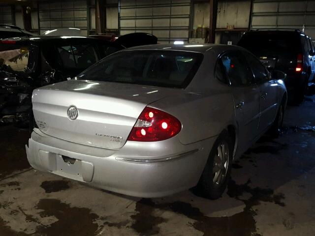 2G4WD532151226953 - 2005 BUICK LACROSSE C SILVER photo 4