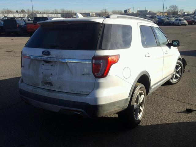 1FM5K8D89GGC51577 - 2016 FORD EXPLORER X WHITE photo 4