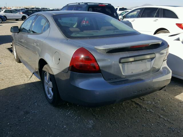 2G2WP552171104092 - 2007 PONTIAC GRAND PRIX GRAY photo 3