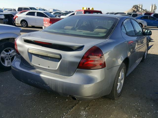 2G2WP552171104092 - 2007 PONTIAC GRAND PRIX GRAY photo 4