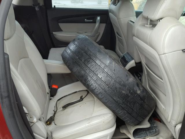 1GKEV33718J145379 - 2008 GMC ACADIA SLT წითელი ფოტო 6