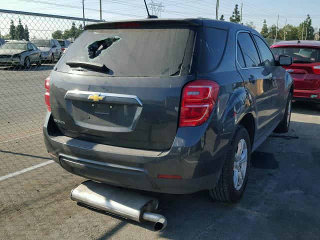 2GNALBEK8H1515708 - 2017 CHEVROLET EQUINOX LS CHARCOAL photo 4