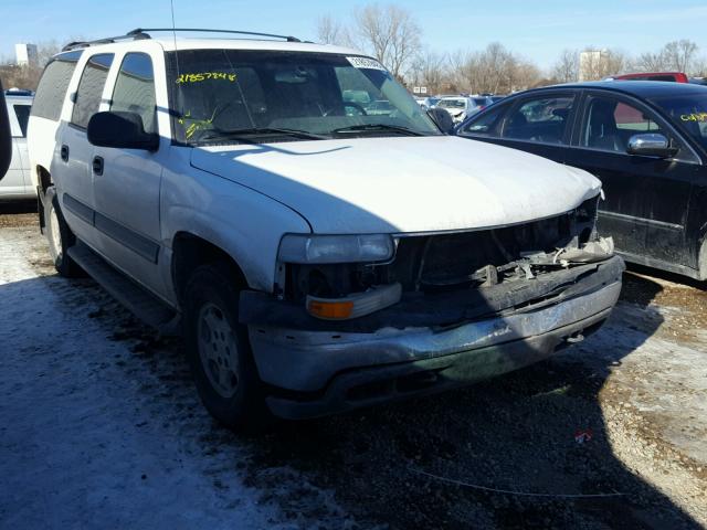 1GNFK16T04J221620 - 2004 CHEVROLET SUBURBAN K WHITE photo 1