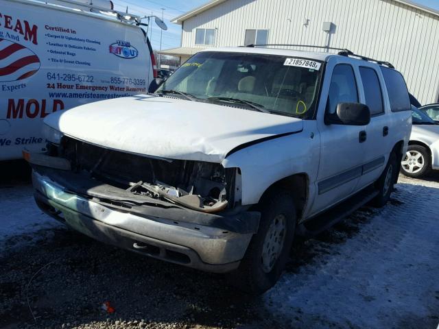 1GNFK16T04J221620 - 2004 CHEVROLET SUBURBAN K WHITE photo 2