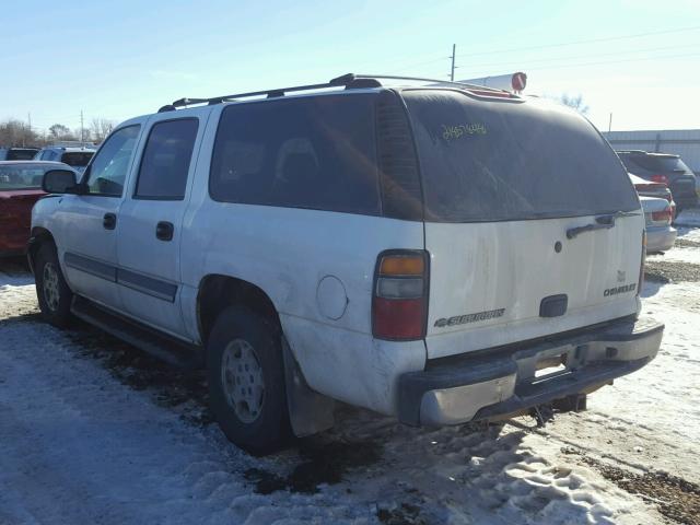 1GNFK16T04J221620 - 2004 CHEVROLET SUBURBAN K WHITE photo 3