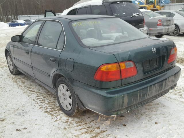 2HGEJ6675XH552434 - 1999 HONDA CIVIC LX GREEN photo 3