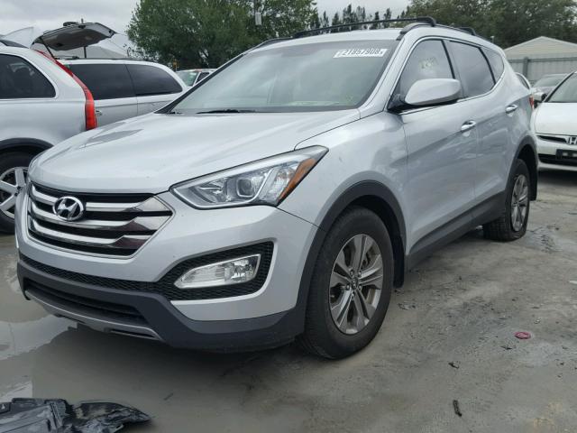 5XYZU3LB2FG277147 - 2015 HYUNDAI SANTA FE S SILVER photo 2