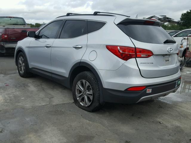 5XYZU3LB2FG277147 - 2015 HYUNDAI SANTA FE S SILVER photo 3