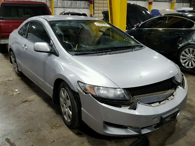 2HGFG126X9H527180 - 2009 HONDA CIVIC LX SILVER photo 1