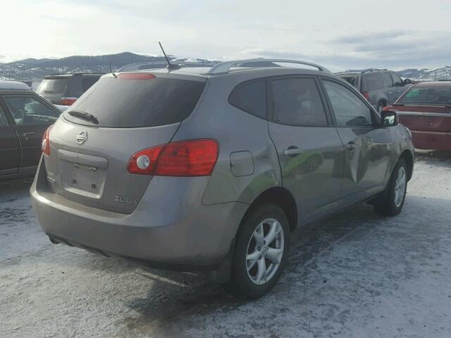 JN8AS58V99W169119 - 2009 NISSAN ROGUE S GRAY photo 4