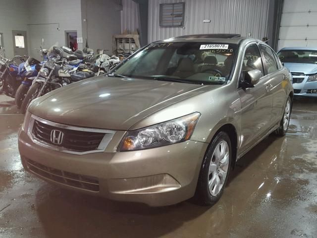 1HGCP26878A153211 - 2008 HONDA ACCORD EXL GOLD photo 2