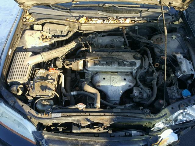 JHMCG56641C016282 - 2001 HONDA ACCORD EX BLACK photo 7