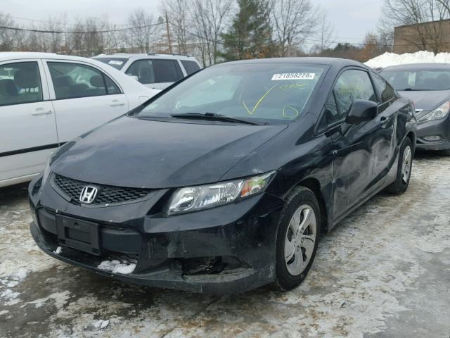 2HGFG3B59DH528557 - 2013 HONDA CIVIC LX BLACK photo 2