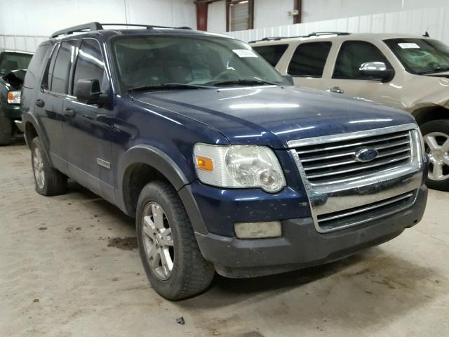 1FMEU63E86UB65893 - 2006 FORD EXPLORER X BLUE photo 1