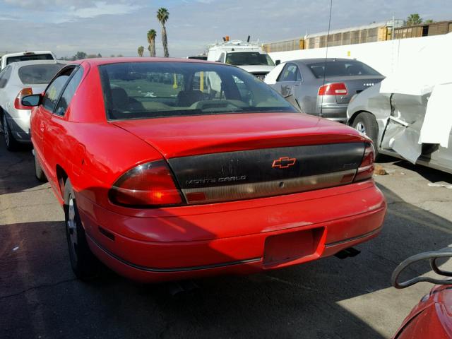 2G1WX12K7W9334947 - 1998 CHEVROLET MONTE CARL RED photo 3