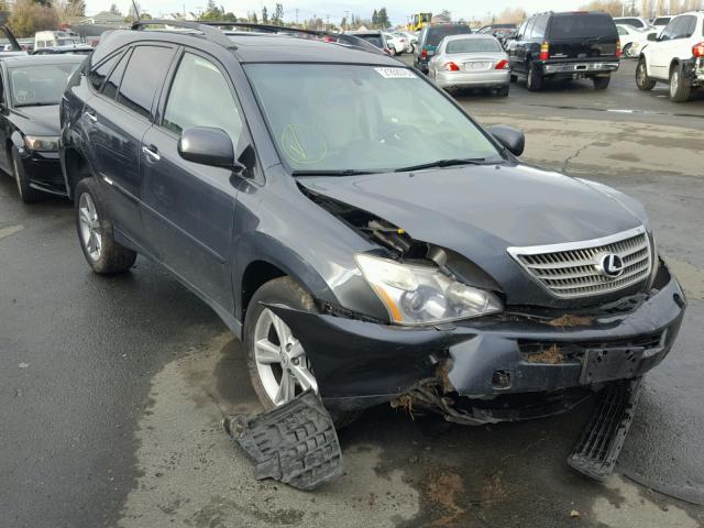 JTJHW31U682069504 - 2008 LEXUS RX 400H CHARCOAL photo 1