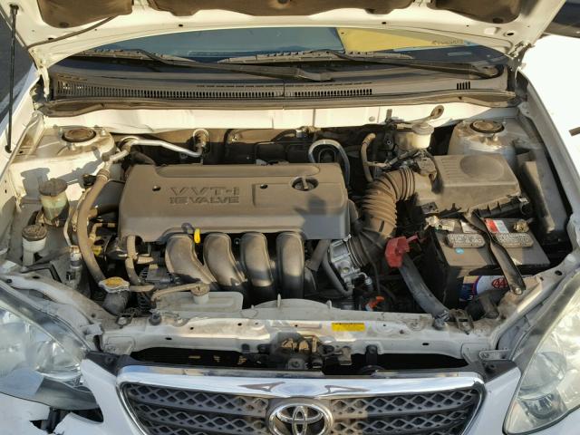 1NXBR32E56Z748524 - 2006 TOYOTA COROLLA CE WHITE photo 7