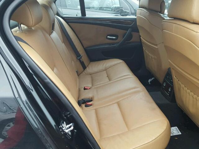 WBANV93528CW56047 - 2008 BMW 535 XI Czarny zdjęcie 6
