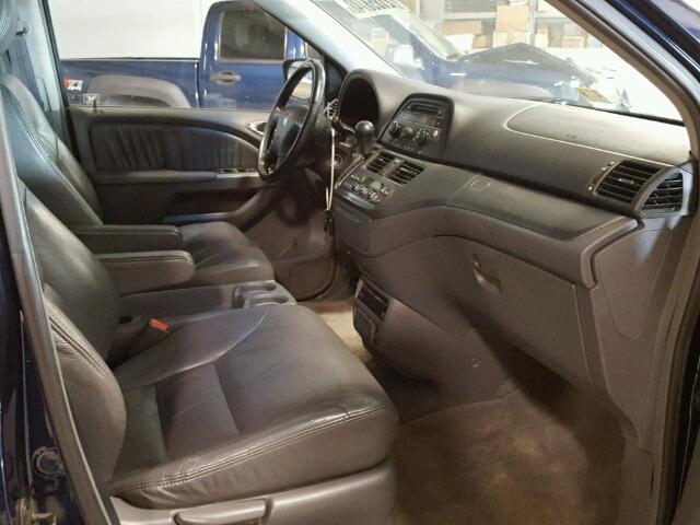 5FNRL38746B030520 - 2006 HONDA ODYSSEY EX BLUE photo 5