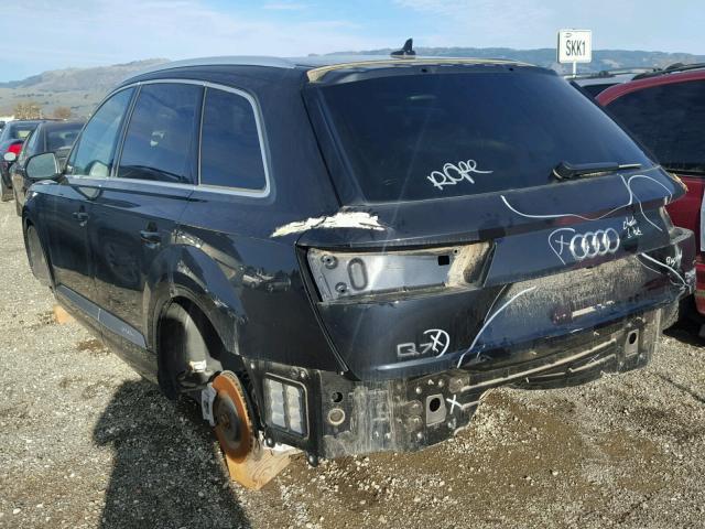 WA1AAAF72HD010636 - 2017 AUDI Q7 PREMIUM BLACK photo 3