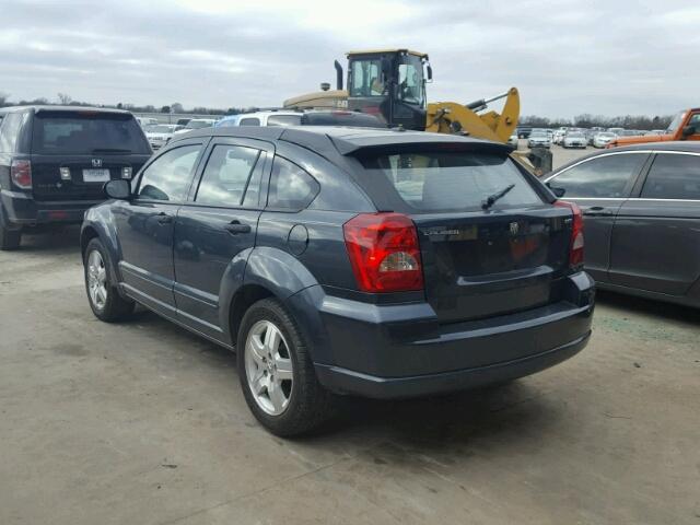 1B3HB48BX7D211298 - 2007 DODGE CALIBER SX BLUE photo 3