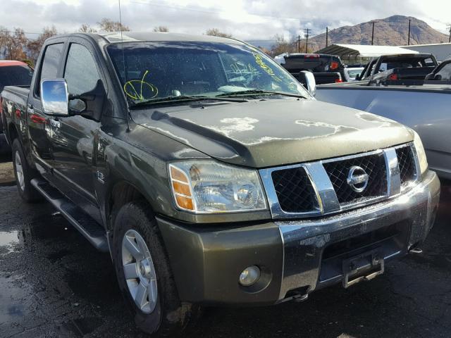 1N6AA07BX4N559893 - 2004 NISSAN TITAN XE GREEN photo 1