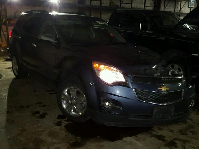 2GNALCEK6E6358135 - 2014 CHEVROLET EQUINOX LT BLUE photo 1