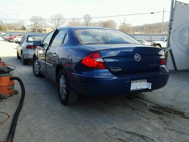 2G4WC532051322236 - 2005 BUICK LACROSSE C BLUE photo 3