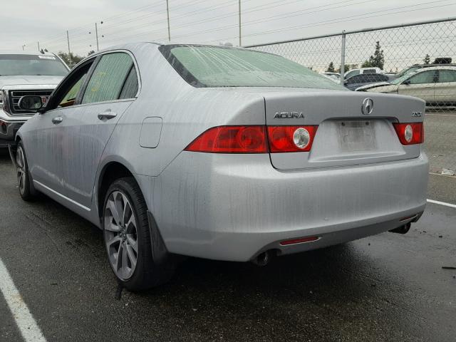 JH4CL96945C023588 - 2005 ACURA TSX SILVER photo 3