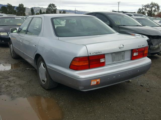 JT8BH28F1W0116207 - 1998 LEXUS LS 400 SILVER photo 3