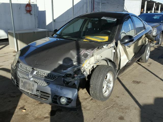 1B3ES56C24D525656 - 2004 DODGE NEON SXT CHARCOAL photo 2