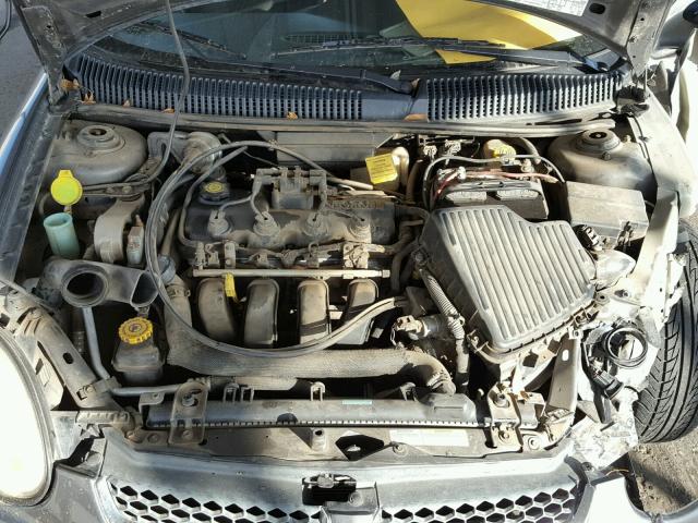 1B3ES56C24D525656 - 2004 DODGE NEON SXT CHARCOAL photo 7