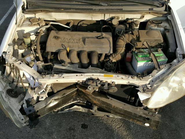 1NXBR32E54Z279304 - 2004 TOYOTA COROLLA CE WHITE photo 7