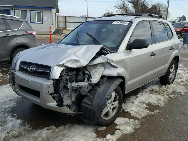 KM8JM12B96U249424 - 2006 HYUNDAI TUCSON GL SILVER photo 2