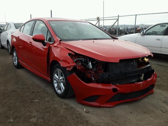 1G1BE5SM4G7240900 - 2016 CHEVROLET CRUZE LT RED photo 1