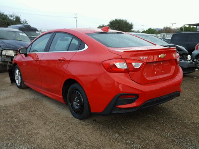 1G1BE5SM4G7240900 - 2016 CHEVROLET CRUZE LT RED photo 3