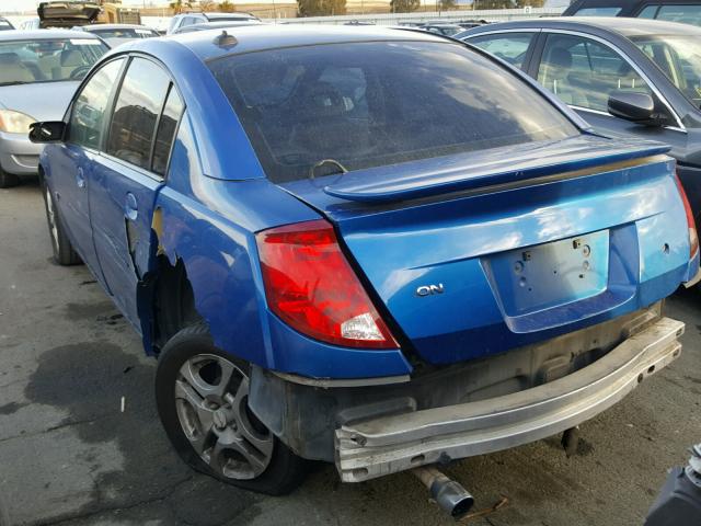 1G8AL52F74Z153111 - 2004 SATURN ION LEVEL BLUE photo 3