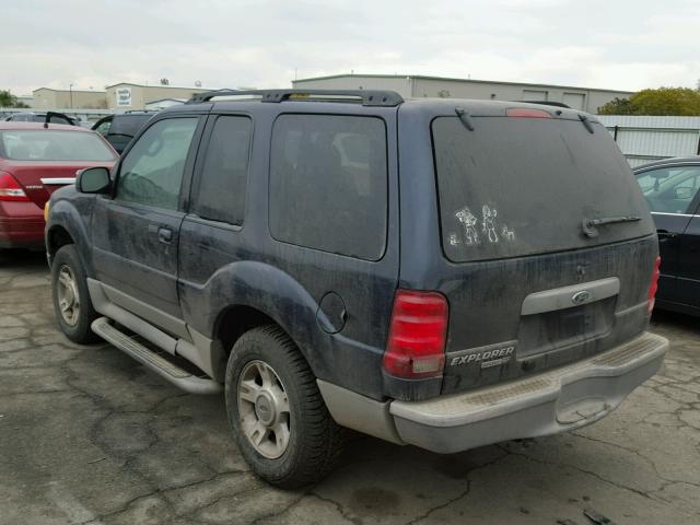 1FMYU60E63UB95732 - 2003 FORD EXPLORER S 蓝色 照片 3