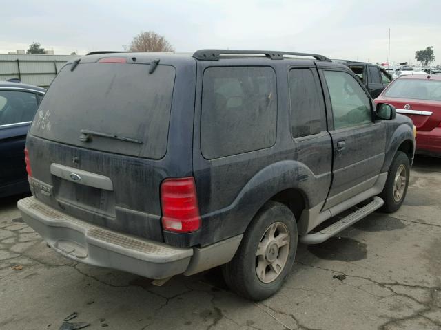 1FMYU60E63UB95732 - 2003 FORD EXPLORER S BLUE photo 4