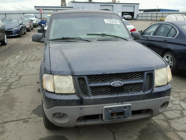 1FMYU60E63UB95732 - 2003 FORD EXPLORER S BLUE photo 9