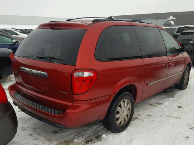 2A4GP54L86R670416 - 2006 CHRYSLER TOWN & COU RED photo 4