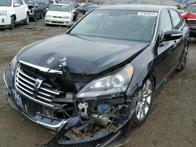 KMHGH4JH2CU050037 - 2012 HYUNDAI EQUUS SIGN BLACK photo 2