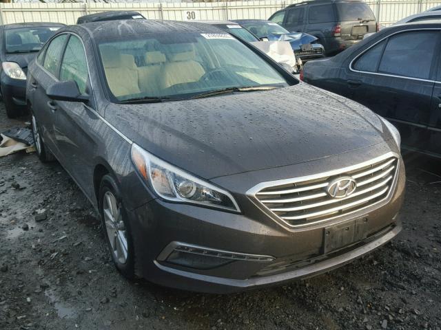 5NPE24AF2FH161942 - 2015 HYUNDAI SONATA SE GRAY photo 1