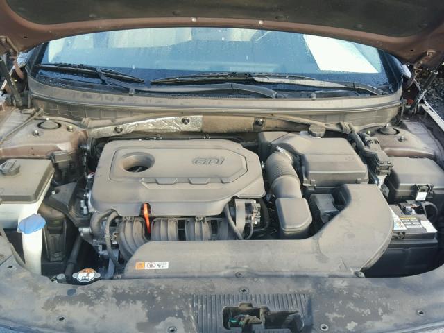 5NPE24AF2FH161942 - 2015 HYUNDAI SONATA SE GRAY photo 7