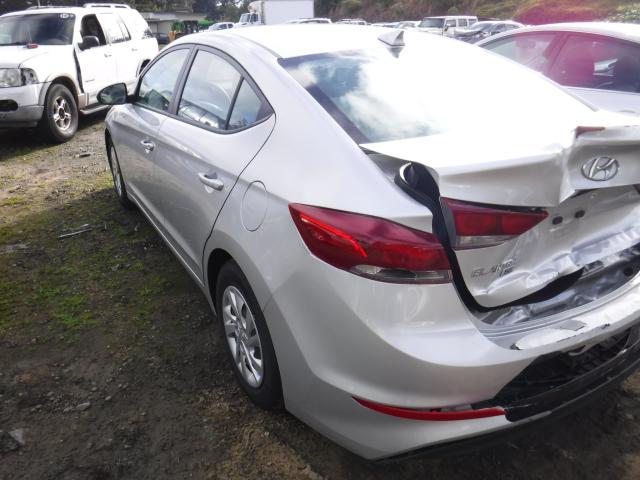 5NPD74LF3HH152888 - 2017 HYUNDAI ELANTRA SE SILVER photo 3