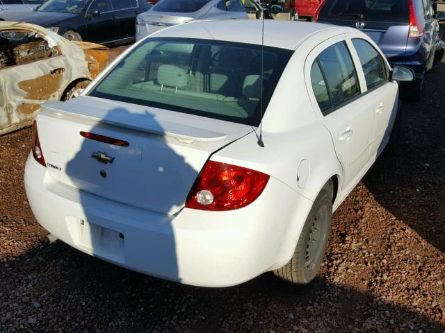 1G1AK52F557533420 - 2005 CHEVROLET COBALT WHITE photo 4